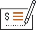 Pay for rehab with check or card