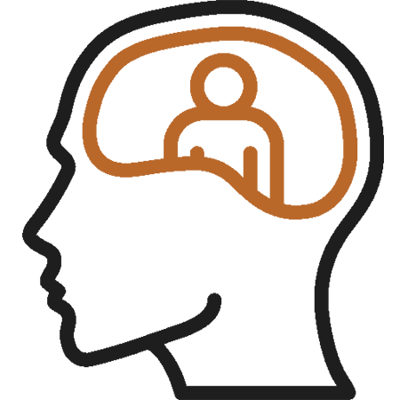 icon showing Addiction can cause schizophrenia