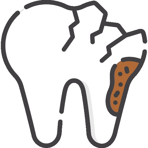icon showing addiction can cause dental damage