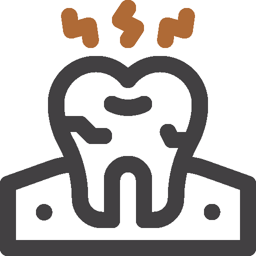 icon showing that addiction results in deteriorating oral health
