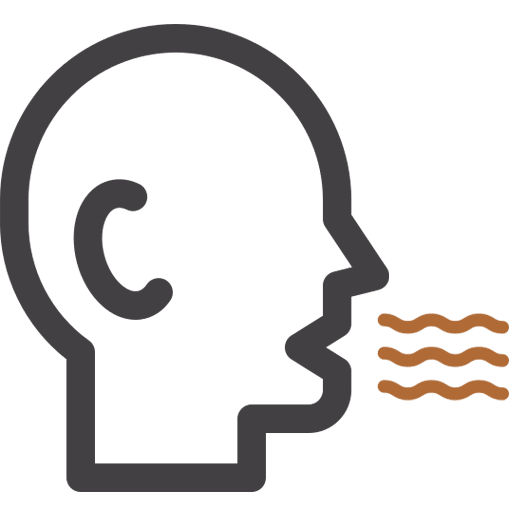 Icon Showing Slurred Speech