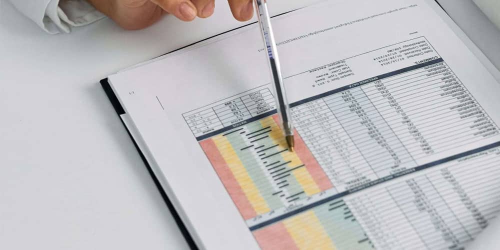 medical profession showing a chart