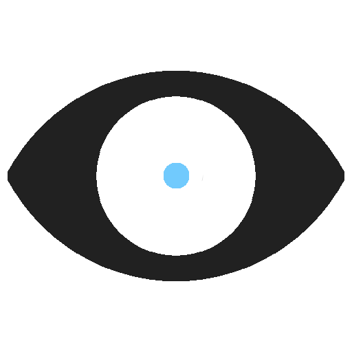 constricted pupils