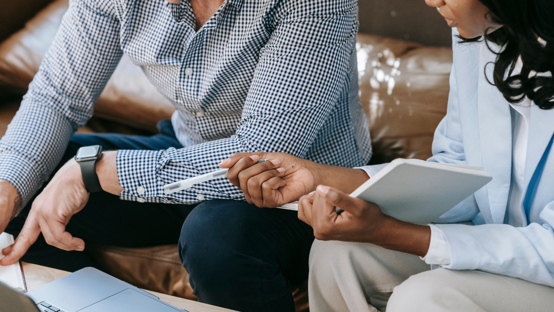 collaborative discussion in a modern clinic setting
